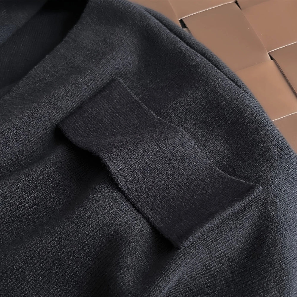 Virelli Poncho Lightweight Shawl Coat — product close-up