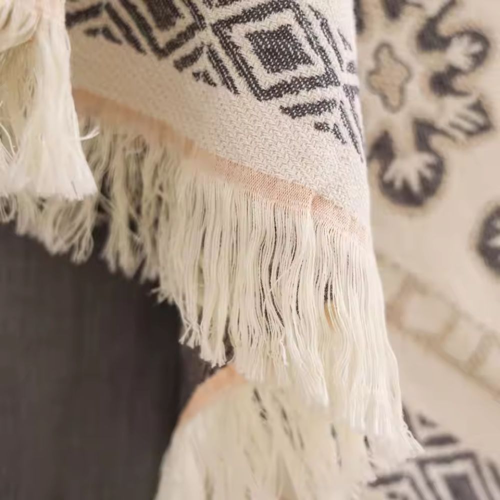 Wander Cotton Boho Mandala Blanket — product detail view