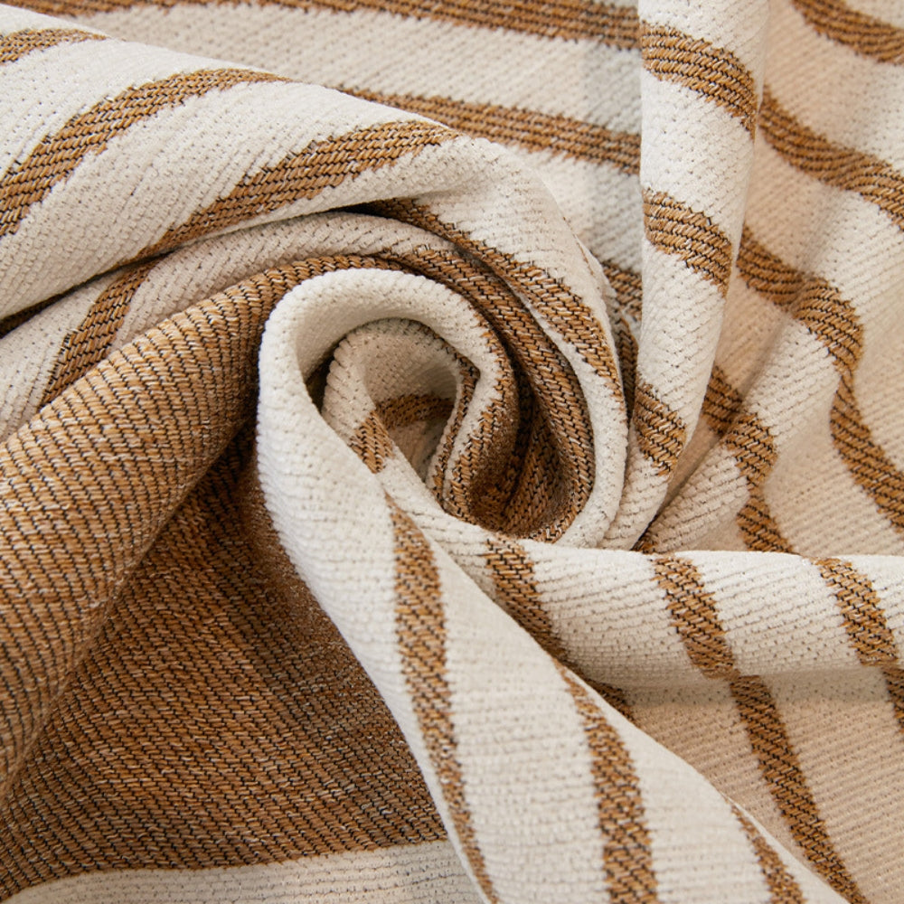 Wavy Stripe Boho Sofa Cover — product in use