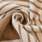 Wavy Stripe Boho Sofa Cover — product in use