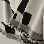 Wavy Stripe Boho Sofa Cover — product detail view