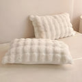 Rabbit Faux Fur Pillow Cover — product in use