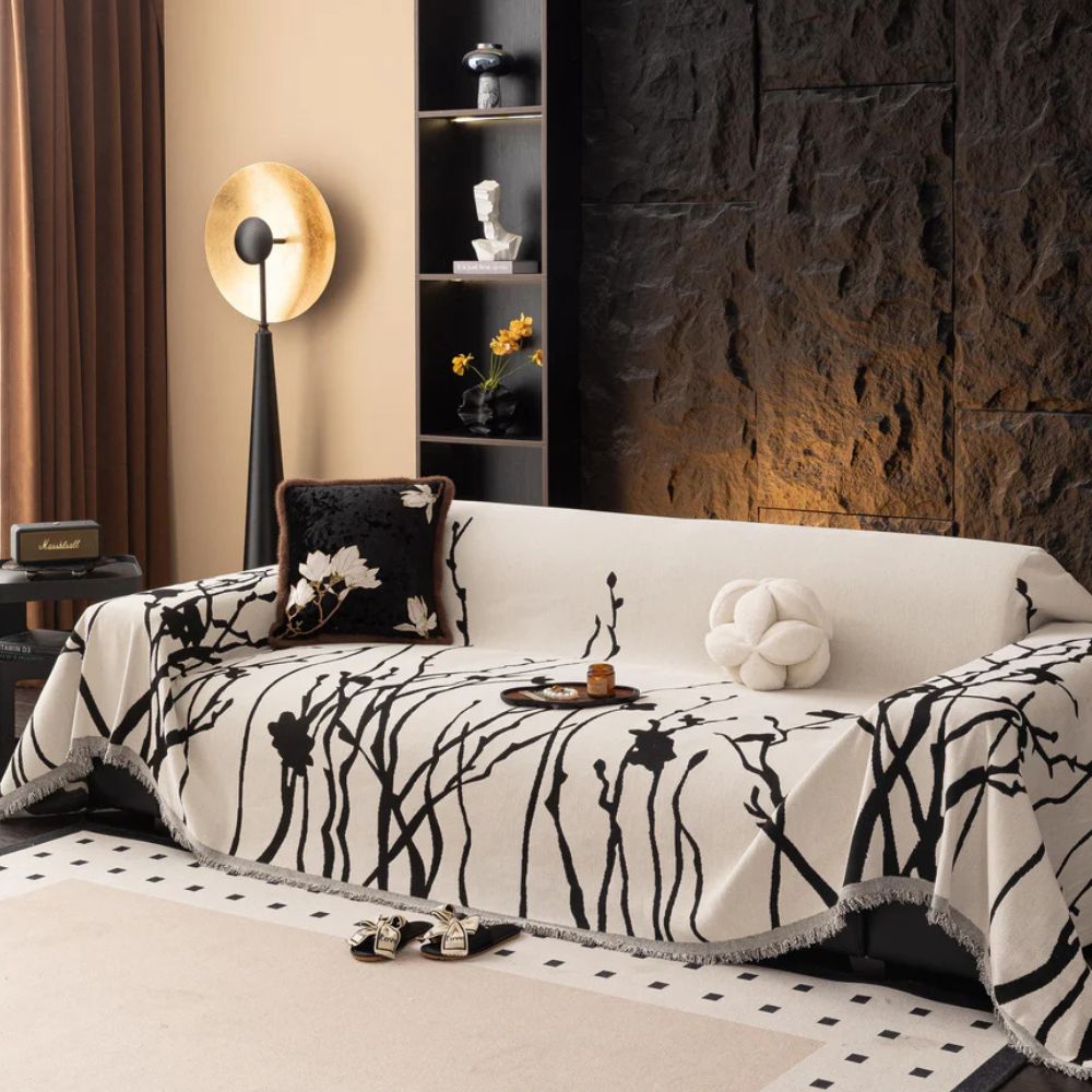 Twilight Branches Chenille Sofa Cover — main product photo