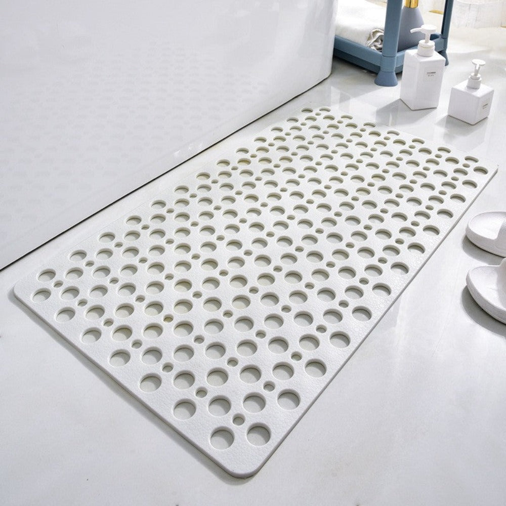 Secure Shower Mat | Non-Slip & Antibacterial — material texture close-up
