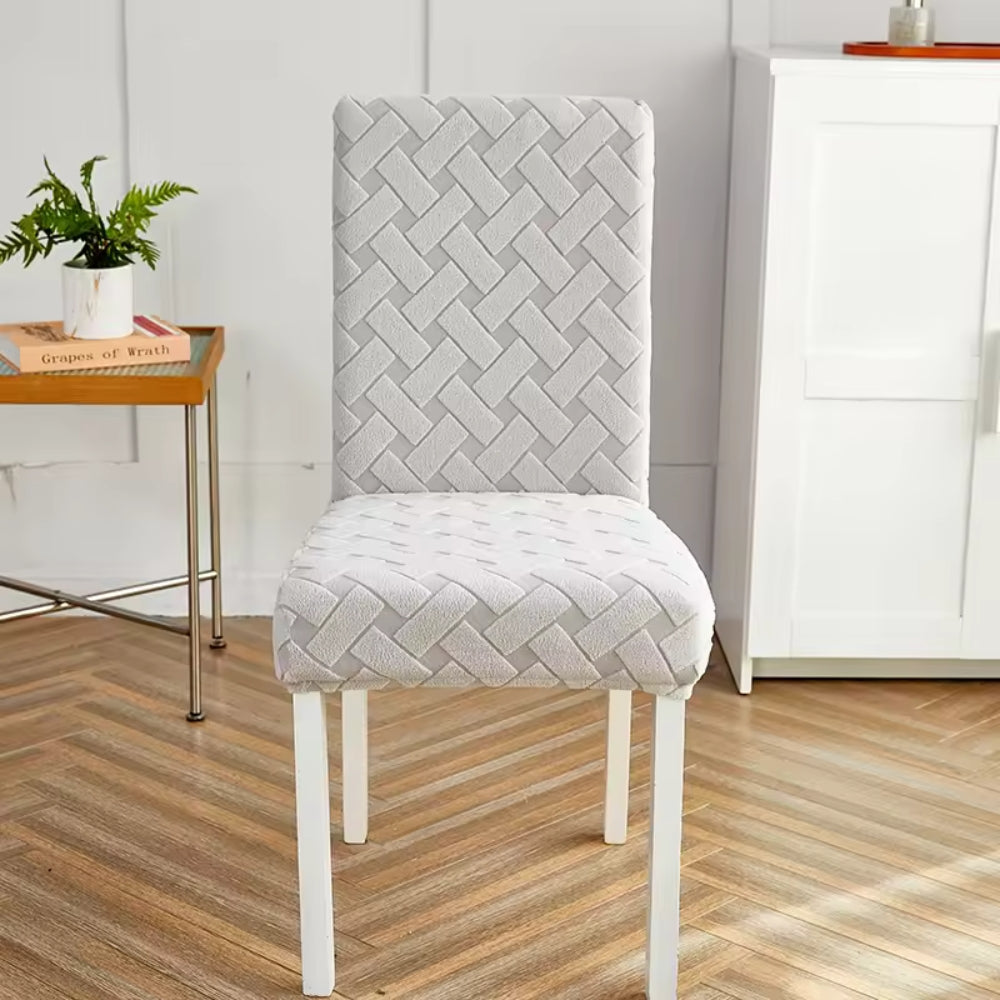 Woven Guard Jacquard Chair Cover — alternate angle view