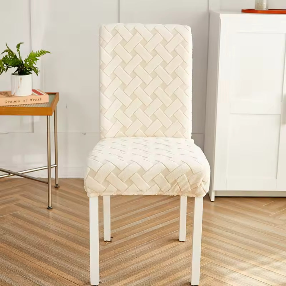 Woven Guard Jacquard Chair Cover — lifestyle shot