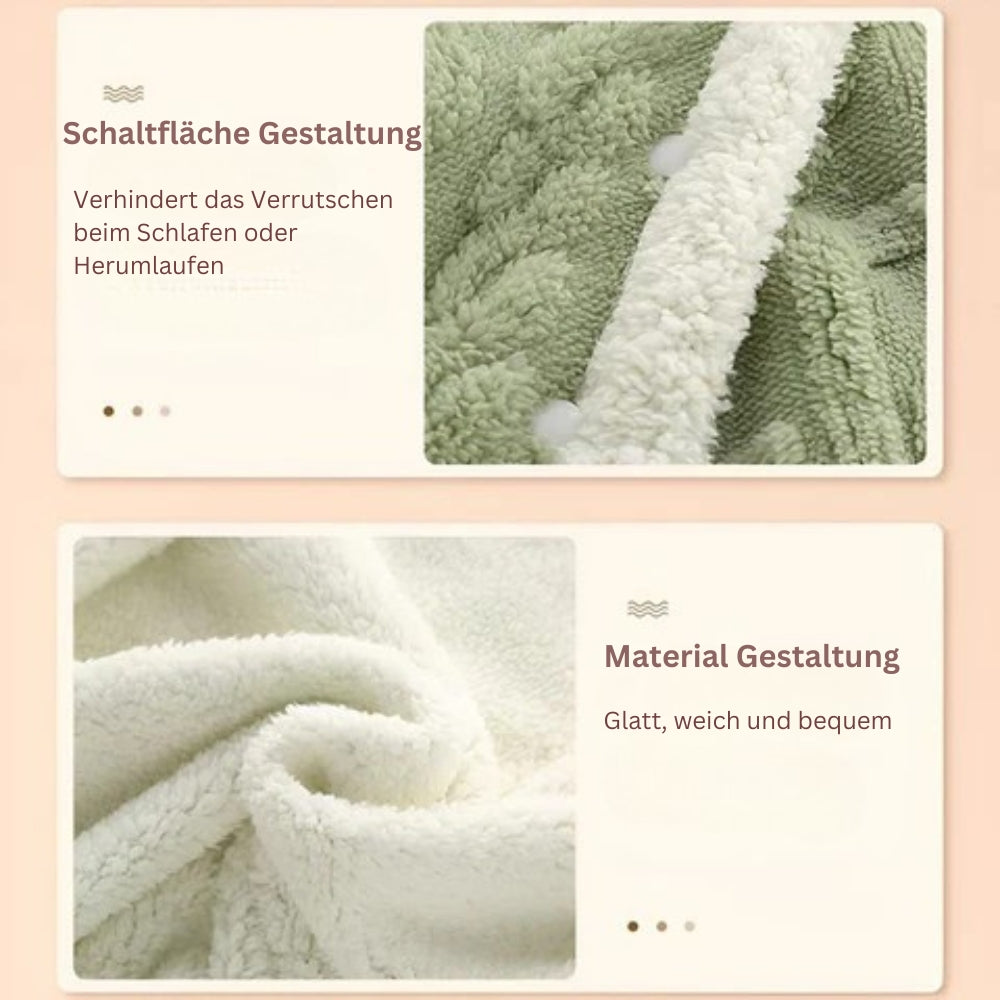 Fluffy Comfort Cloak Blanket — product close-up