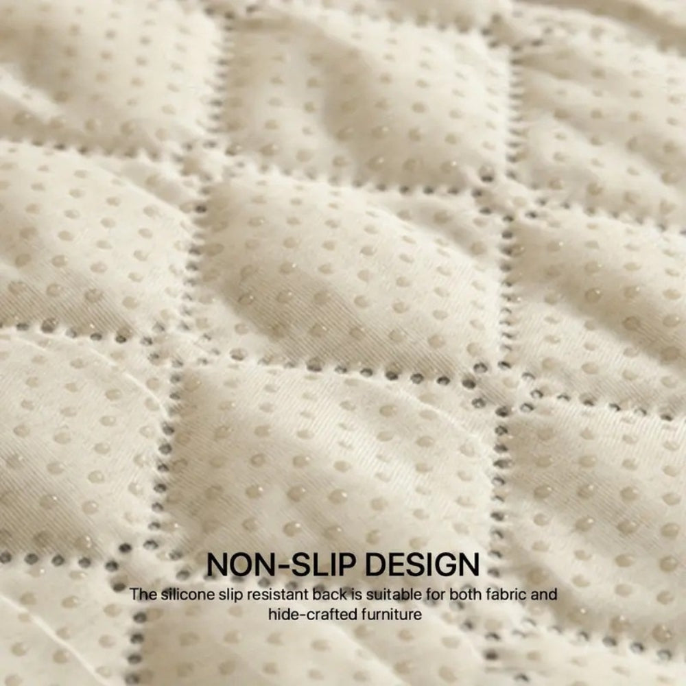 Bolstered Quilted Pet Sofa Protector — product feature detail