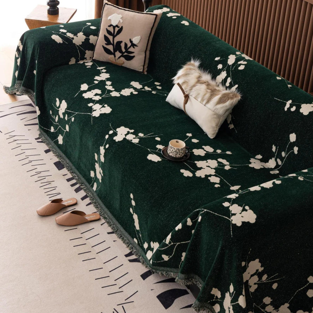 Alora Elegant Retro Chenille Sofa Cover — product feature detail