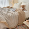 Seraphina Soft Jacquard Rabbit Plush Blanket — main product photo