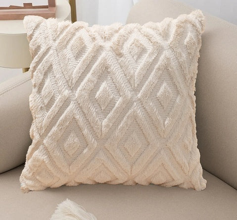 3D Diamond Pattern Cushion Cover — product feature detail