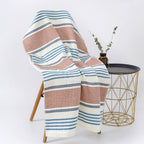 Colourblock Striped Cotton Bath Towel — main product photo