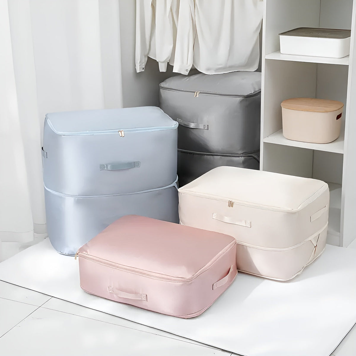 Compression Storage Bag — product in use