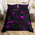 GEOMATRIX | 3pcs Quilt Cover Set — product detail view