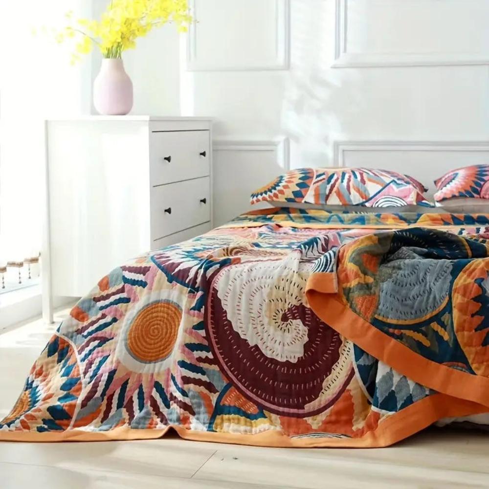 Sunburst Cotton Blanket — main product photo
