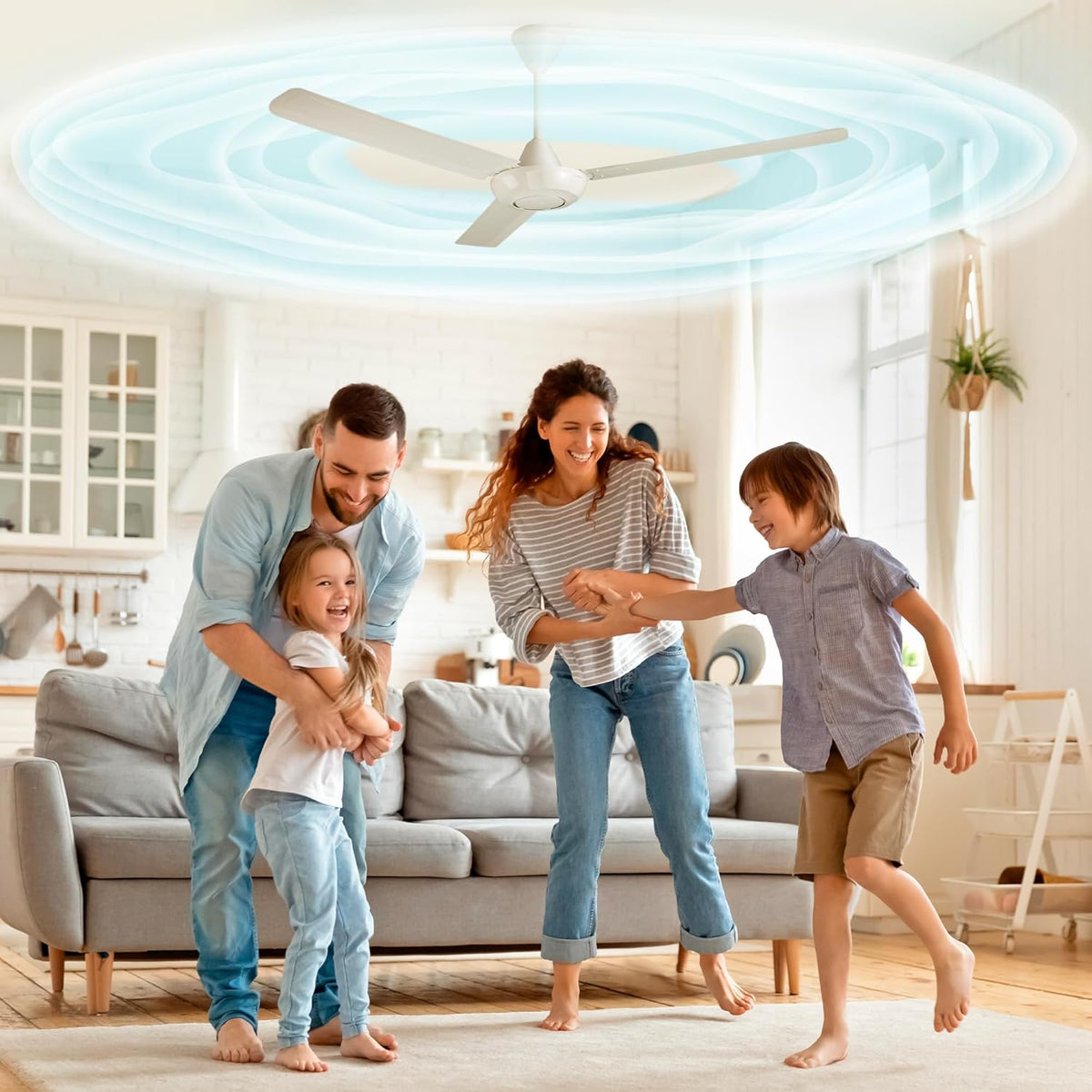 Ceiling Fan Air Filters — product in use