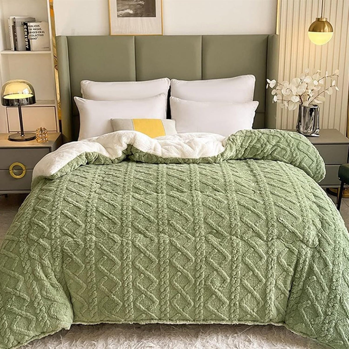 Thick Snuggle Sherpa Blanket — additional view