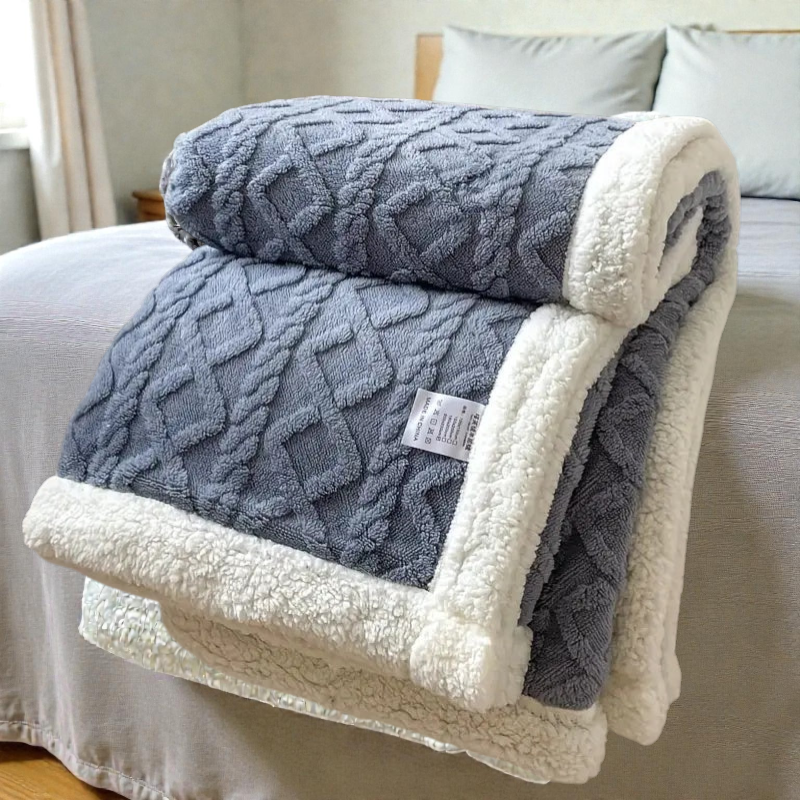 Sherpa Fleece Blanket — view 4