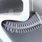 Clean Silicone Toilet Brush — product in use