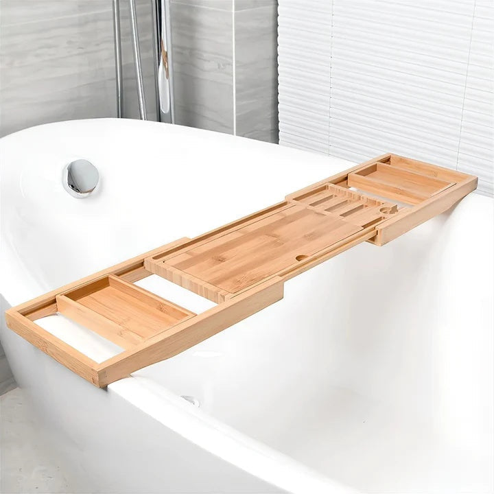 Bamboo Bath Caddy — product detail view