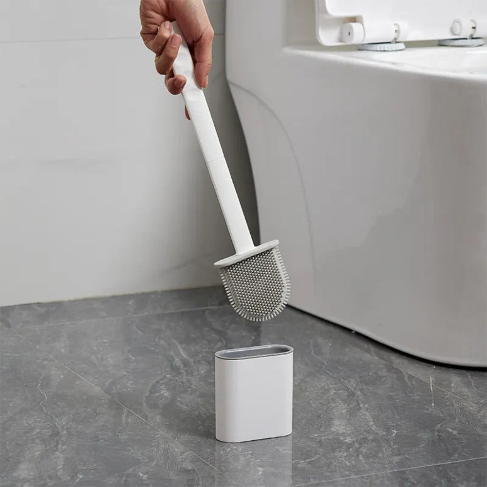 Clean Silicone Toilet Brush — lifestyle shot