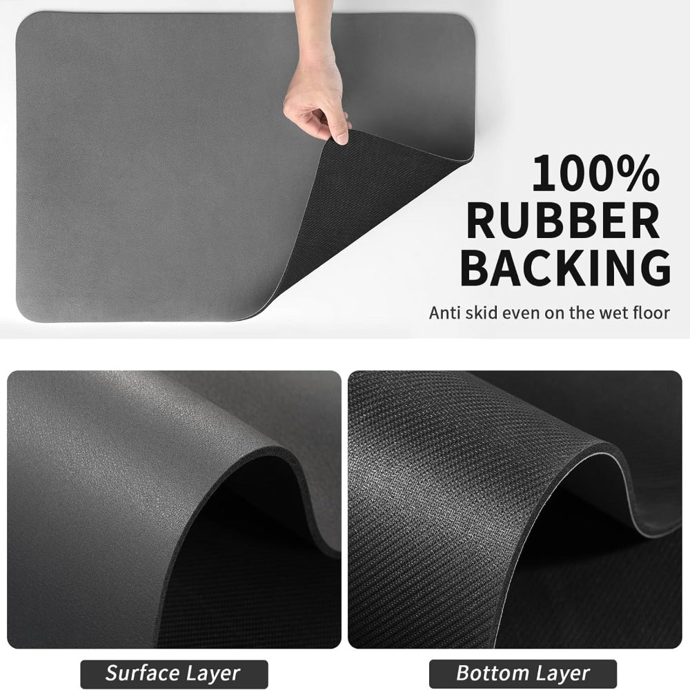 Quick Dry Kitchen Dish Mat — product detail view