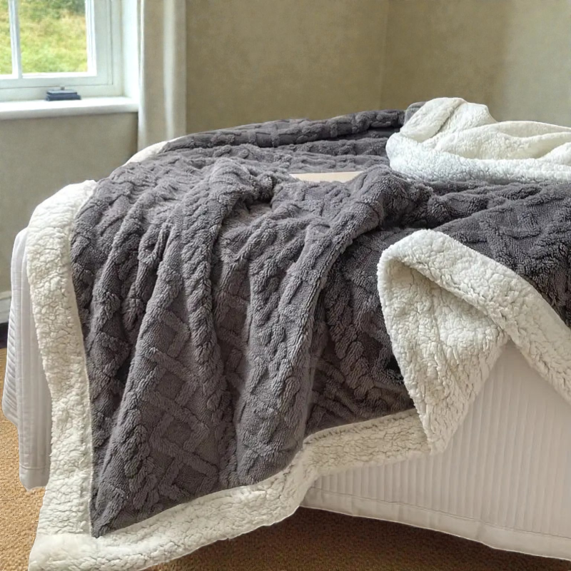 Sherpa Fleece Blanket — view 2