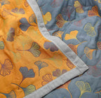 Ginkgo Leaf Throw Blanket — alternate angle view