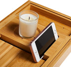 Bamboo Bath Caddy — lifestyle shot