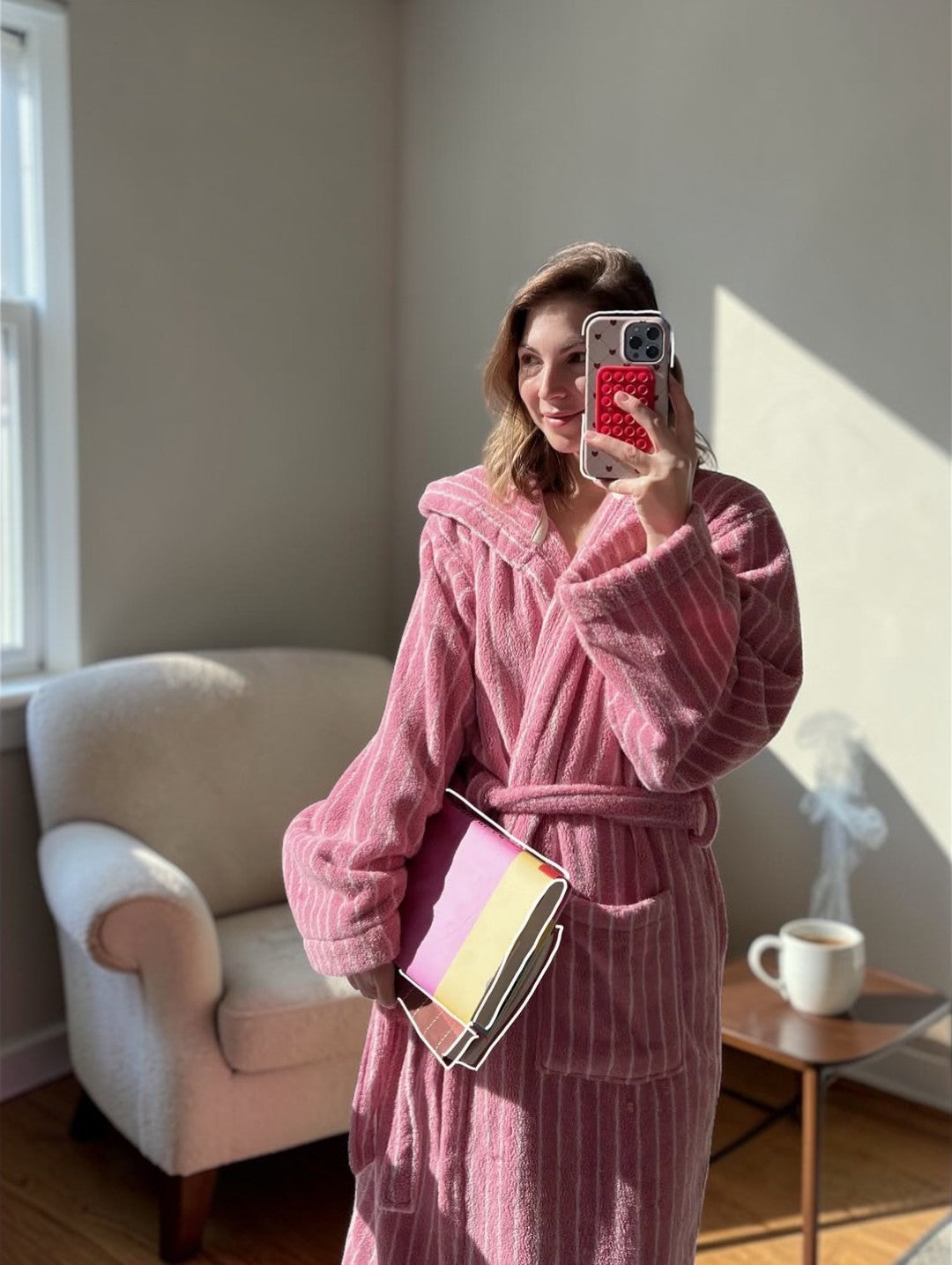 Hooded Cotton Bathrobe
