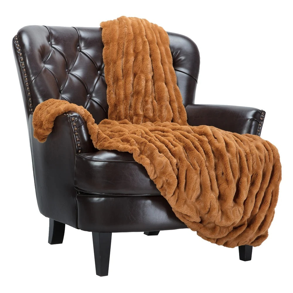 Chic Casa Faux Fur Blanket™️ — lifestyle shot