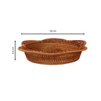 Handwoven Rattan Floral Basket — product feature detail