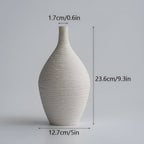 Earthline Ceramic Artisan Vase — size and scale reference