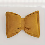 Bowknot Decorative Cushion Pillow — material texture close-up